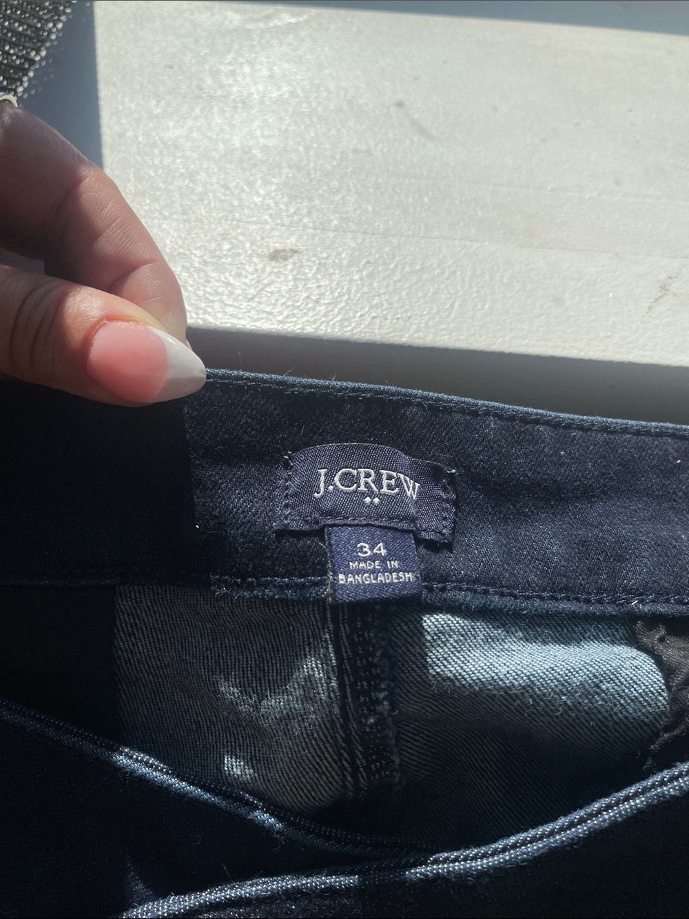 J. Crew Dark Blue Flare Jeans - Picture 2 of 6